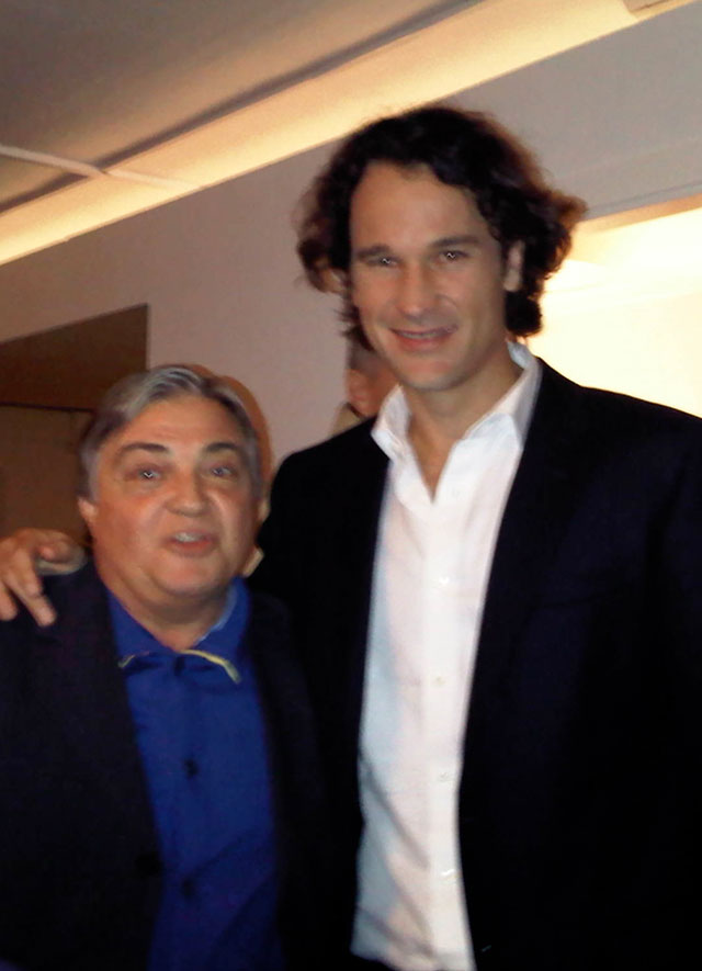 Foto de Charles Moya y Manuel Poyán